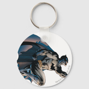Batman Leaping Side View Key Ring