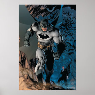Batman Leaving Bat Cave Poster
