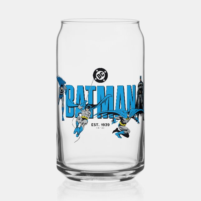 Batman Legends Forever Graphic Can Glass (Front)