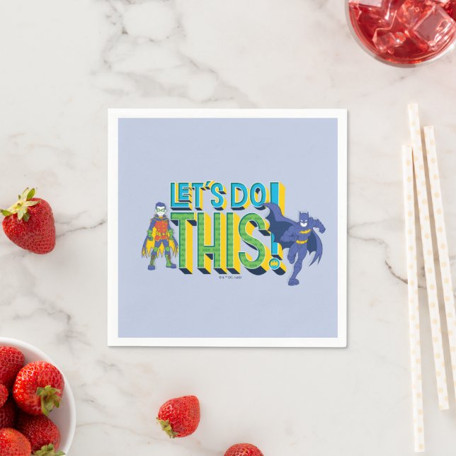 Batman | Let's Do This Napkin (Insitu)