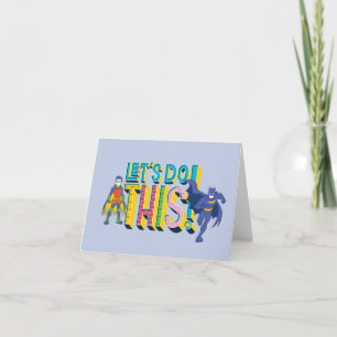 Batman   Let's Do This Note Card