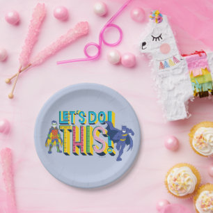 Batman   Let's Do This Paper Plate