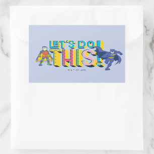 Batman   Let's Do This Rectangular Sticker