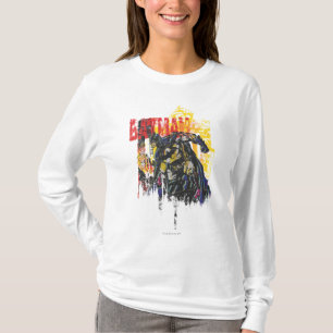 Batman Line Art Collage T-Shirt