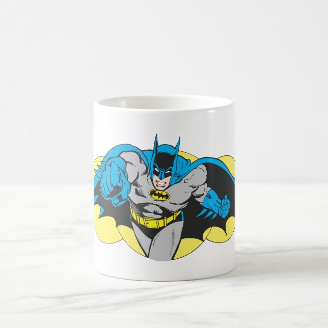 Batman Lunges Forward Coffee Mug (Center)