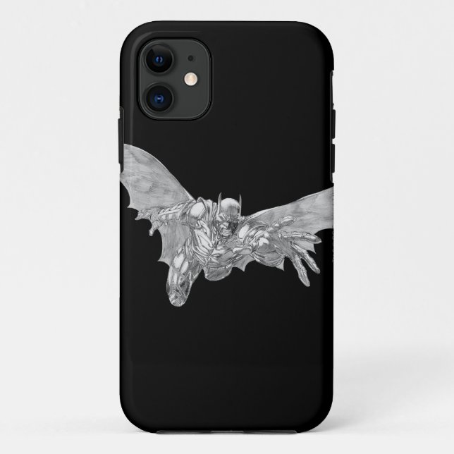 Batman Lunging Forward Drawing 2 Case-Mate iPhone Case (Back)