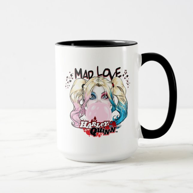 Batman | Mad Love Harley Quinn Chewing Bubble Gum Mug (Right)