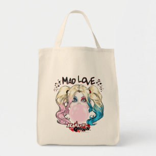Batman   Mad Love Harley Quinn Chewing Bubble Gum Tote Bag