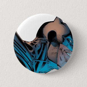 Batman - Masked Head from Below 6 Cm Round Badge