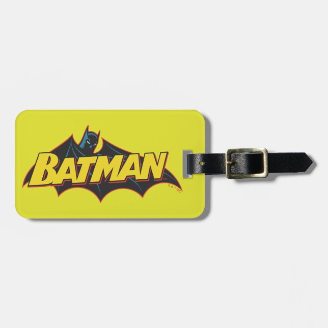 Batman | Old School Logo Luggage Tag (Front Horizontal)