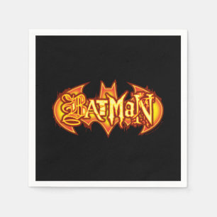 Batman Orange Seasonal Logo Napkin