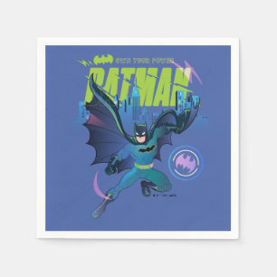 Batman "Own Your Power" City Graphic Napkin