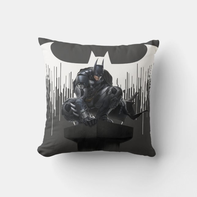 Batman Perched on a Pillar Cushion (Front)