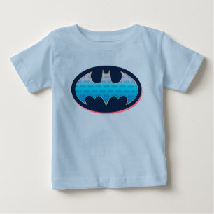 Batman Pink & Blue Symbol Baby T-Shirt