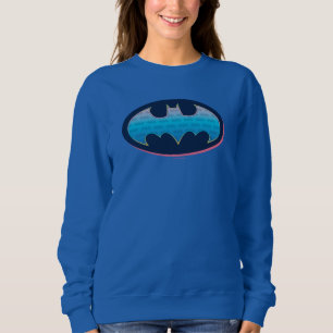 Batman   Pink & Blue Symbol Sweatshirt