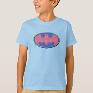 Batman   Pink Polka Dot Logo T-Shirt