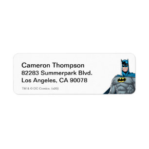Batman Protector Return Address Label