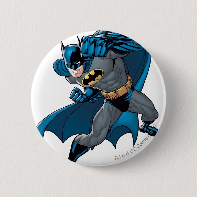 Batman Punch 6 Cm Round Badge (Front)