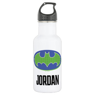 Batman   Purple & Green Symbol 532 Ml Water Bottle