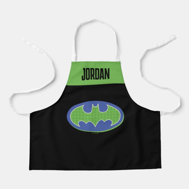 Batman | Purple & Green Symbol Apron (Front)