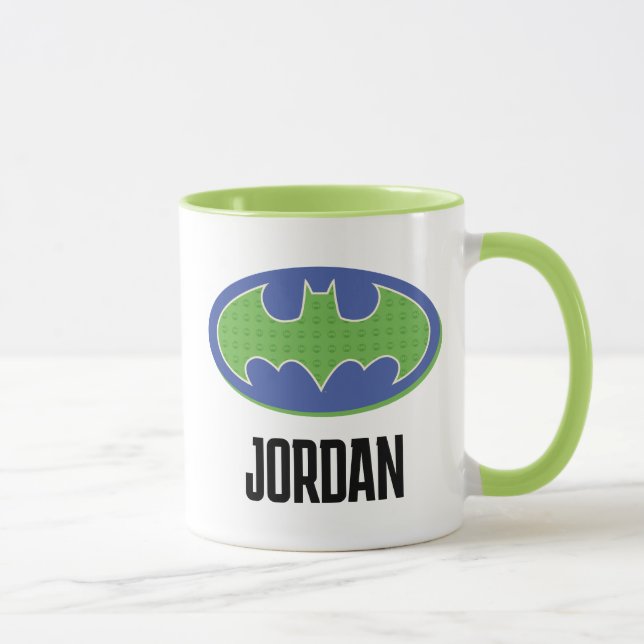 Batman | Purple & Green Symbol Mug (Right)