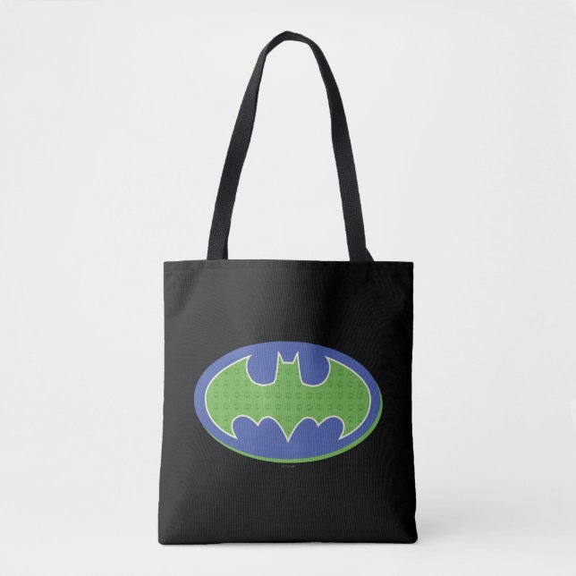 Batman | Purple & Green Symbol Tote Bag (Front)