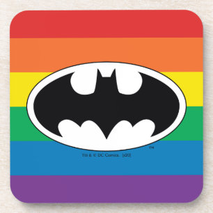 Batman Rainbow Logo Coaster