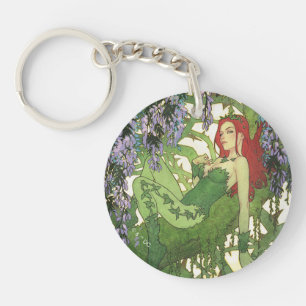 Batman Rebirth Poison Ivy Cover Illustration Key Ring
