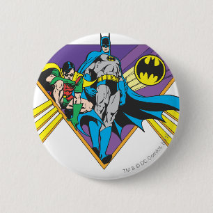 Batman & Robin 2 6 Cm Round Badge