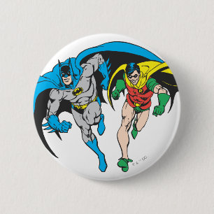 Batman & Robin 6 Cm Round Badge
