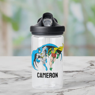 Batman & Robin   Add Your Name Water Bottle