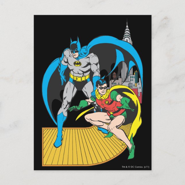 Batman & Robin Escape Postcard (Front)