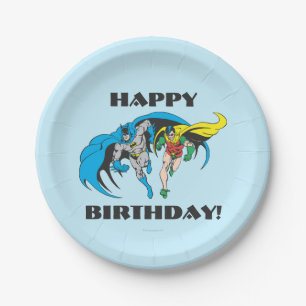 Batman & Robin Paper Plate