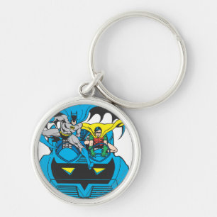 Batman & Robin Ride Batmobile Key Ring