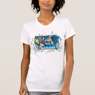 Batman & Robin Shatter Window T-Shirt