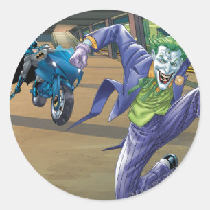 Batman Rogue Rage - 3 Classic Round Sticker