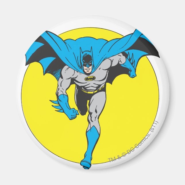 Batman Runs Forward Magnet (Front)