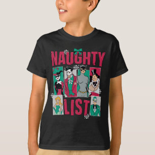 Batman   Santa Naughty List of Villains T-Shirt