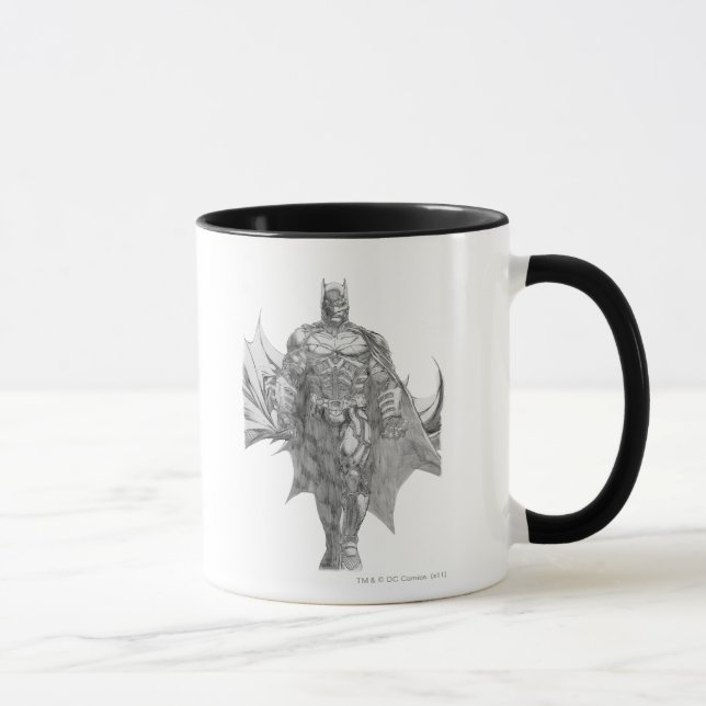 Batman Standing Drawing Mug (Right)