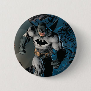 Batman Stride 6 Cm Round Badge