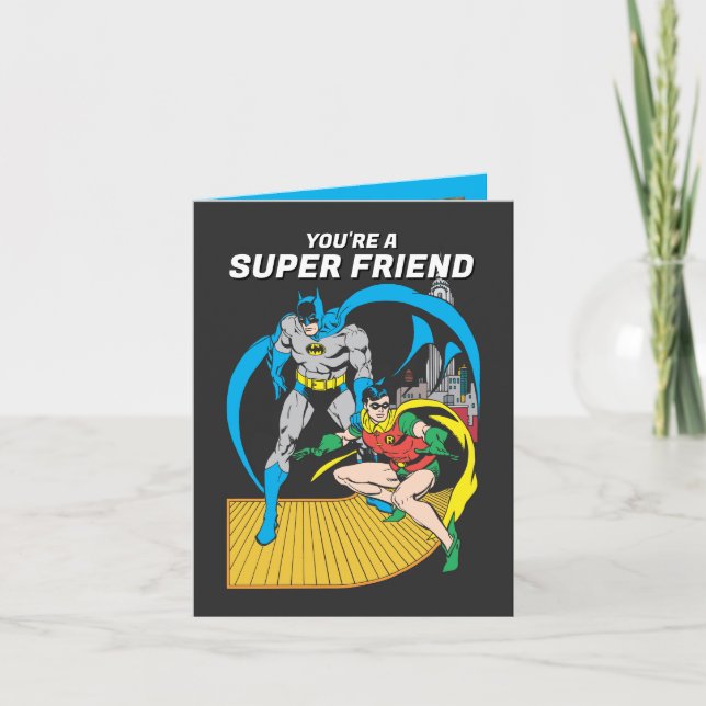 Batman Super Friend | Valentine's Day Note Card (Front)