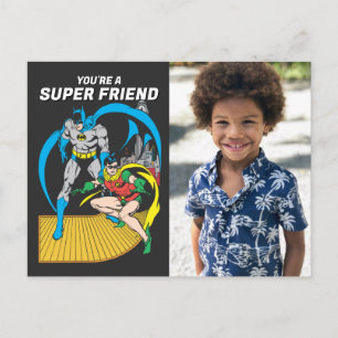 Batman Super Friend   Valentine's Day Postcard