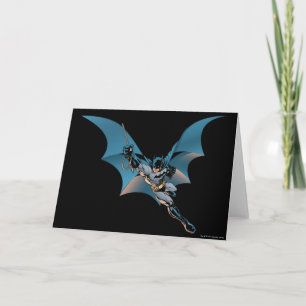 Batman swing  into action card