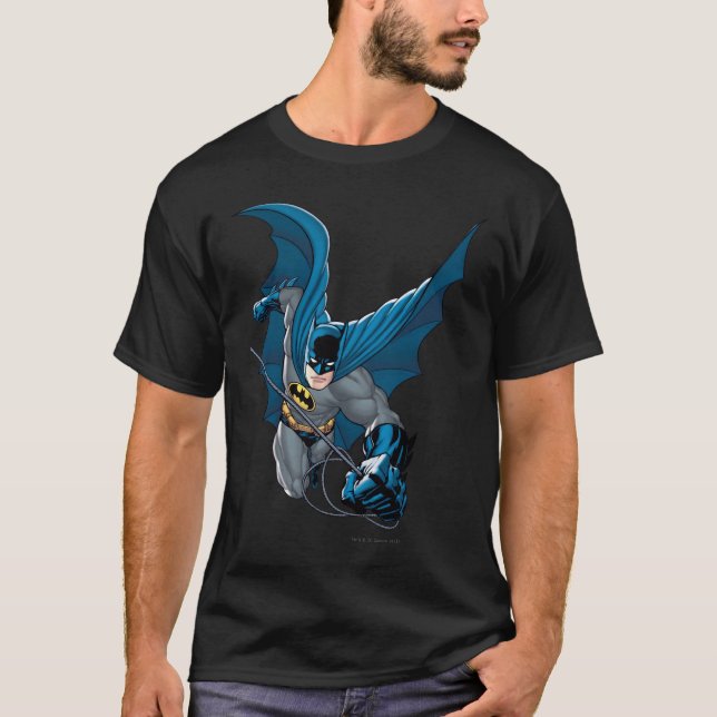 Batman swings from rope T-Shirt (Front)