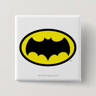 Batman Symbol 15 Cm Square Badge