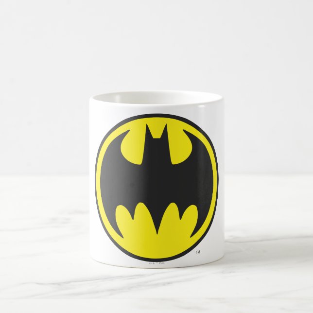 Batman Symbol | Bat Circle Logo Coffee Mug (Center)