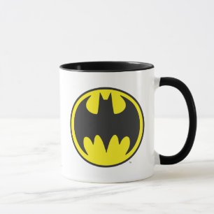 Batman Symbol   Bat Circle Logo Mug
