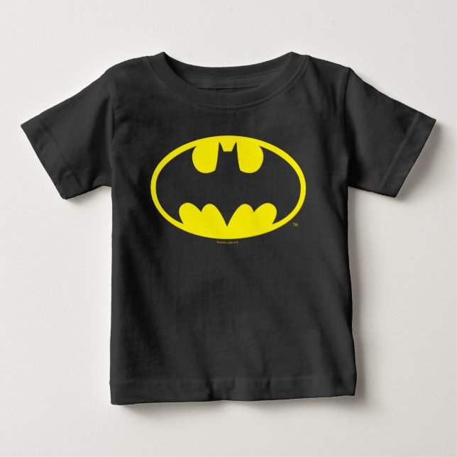 Batman Symbol | Bat Oval Logo Baby T-Shirt (Front)