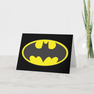 Batman Symbol   Bat Oval Logo Card