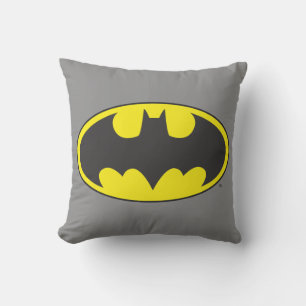 Batman Symbol Bat Oval Logo Cushion